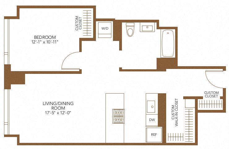 Apartment 5007 floorplan